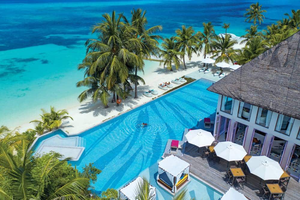 Poolbaar Luxus Reisen Indischer Ozean Malediven