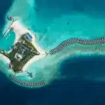 Boutique Resort Malediven Meer Vogelperspektive