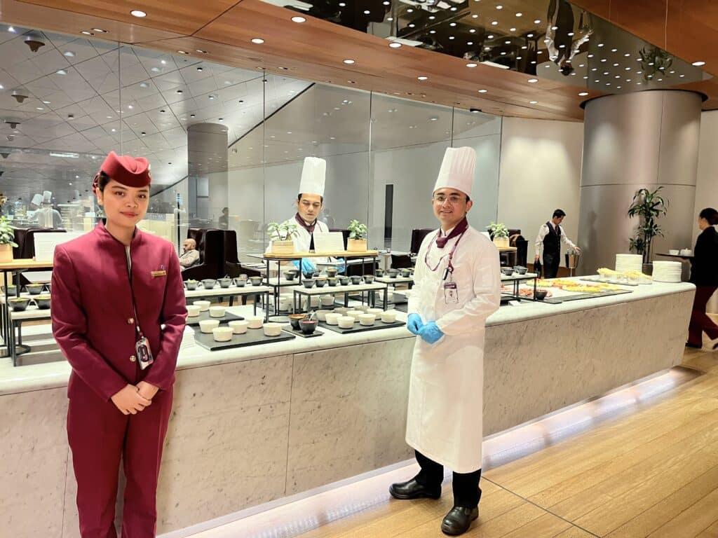 Qatar Airways Business Class Lounge