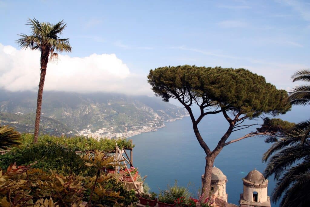 Blick auf die Amalfi-Küste