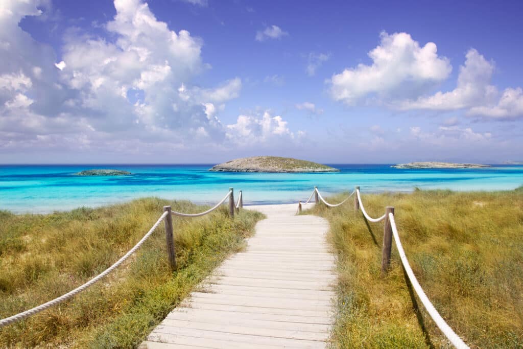 Strandweg auf Formentera