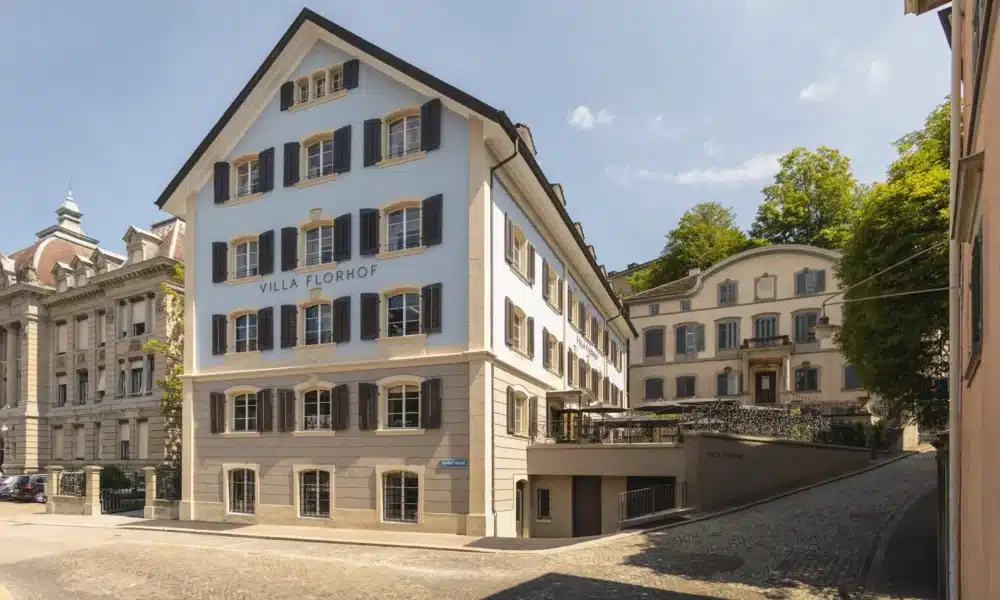 Das denkmalgeschützte Gebäude an der Florhofgasse beherbergt 13 individuell gestaltete Zimmer in der Zürcher Altstadt. (Quelle: zvg)