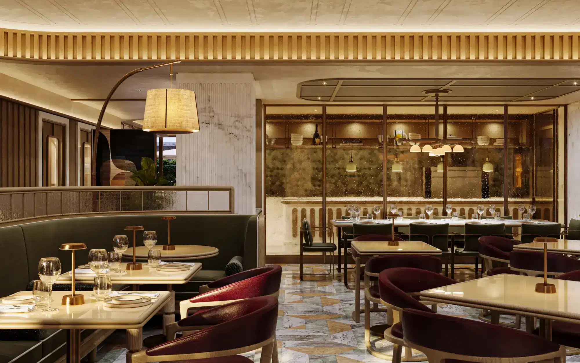 Six Senses Neueröffnungen 2027: Vier neue Hotels in Europa und Nahost Six Senses Milan: Spezialitätenrestaurant mit Arabescato-Marmor und antikem Messing im Mailänder Viertel Brera
