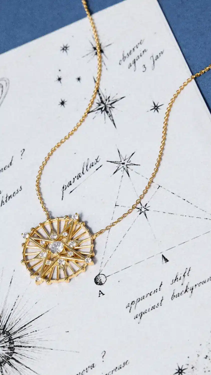 Thomas Sabo Weihnachtskollektion: Midnight Sky, Fluid Elegance und Rebel Steel Sternanhänger Midnight Sky von Thomas Sabo mit spitzenartigen Cut-outs und Zirkonia (Quelle: zvg)